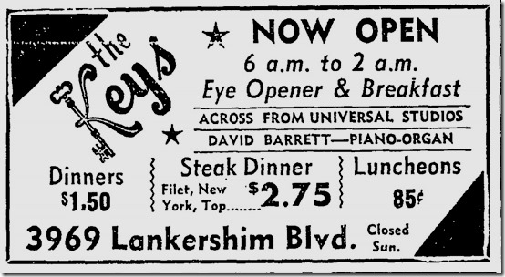 Keys Club Ad VN News 4-17-55