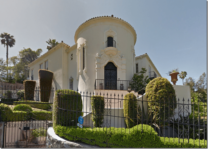 2212 Hollyridge Drive, via Google Street View 2212 Hollyridge Drive, via Google Street View