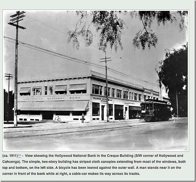 Creque Building ca 1911 looking west