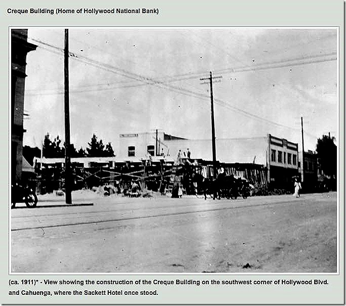 Creque Building Under Construction 1911