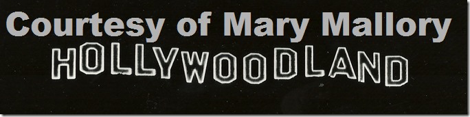 Hollywoodland Sign Lit