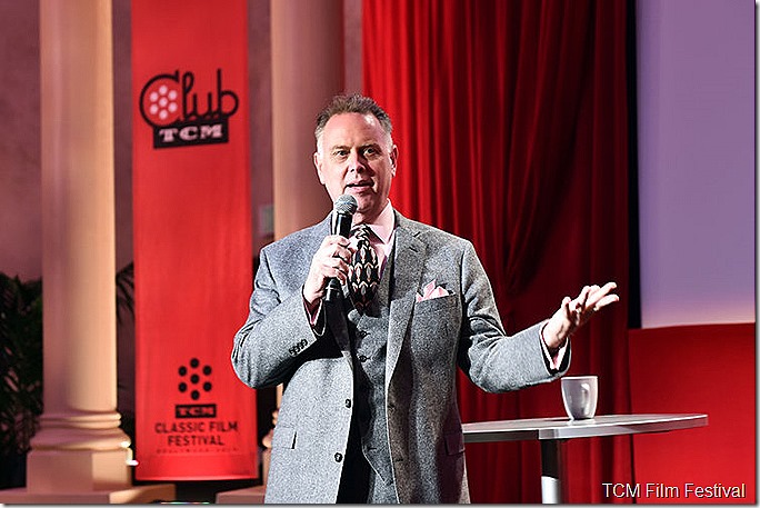 LOS ANGELES, CA - APRIL 09: Author Eddie Muller speaks at the Delta Passholder Breakfast during the 2017 TCM Classic Film Festival on April 9, 2017 in Los Angeles, California. 26657_004 (Photo by Emma McIntyre/Getty Images for TCM)