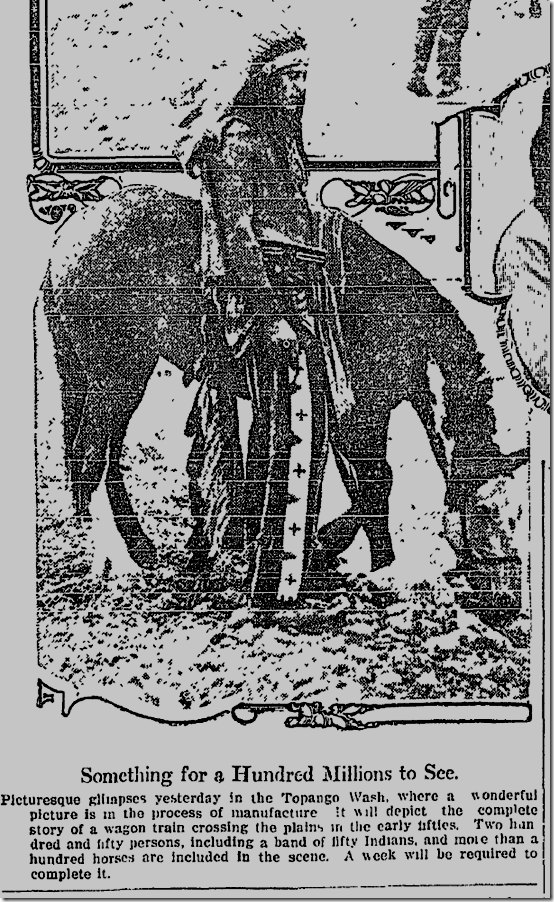 May 15, 1911, Movie Filming 