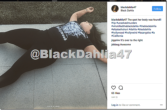 Black Dahlia Crime Scene Black Dahlia Crime Scene