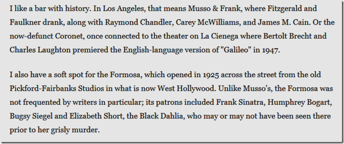 L.A. Times Formosa Cafe