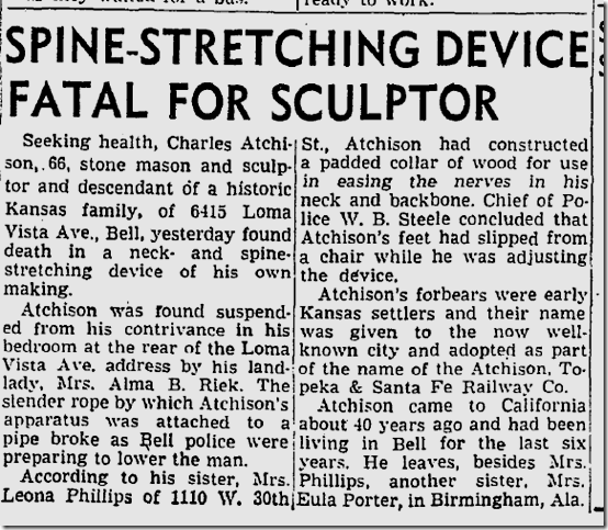 Jan. 6, 1947, Stretching Spine