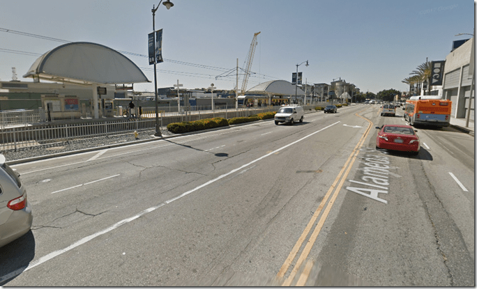 Alameda near Turner Street 