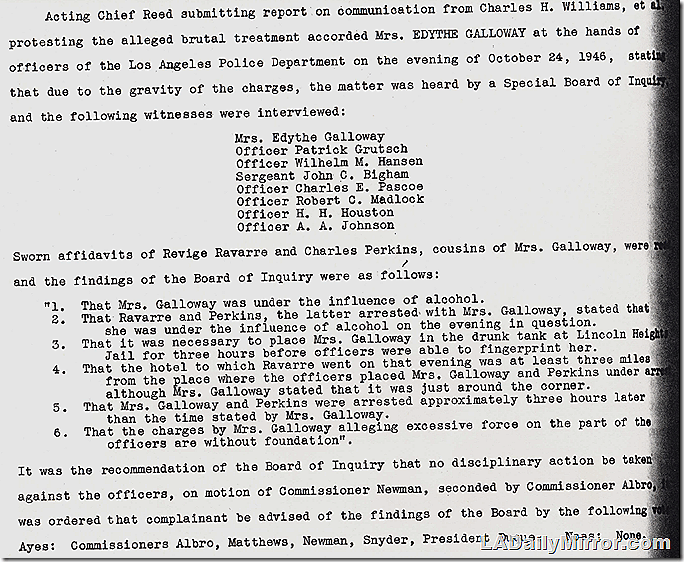 Dec. 31, 1946, Los Angeles Police Commission