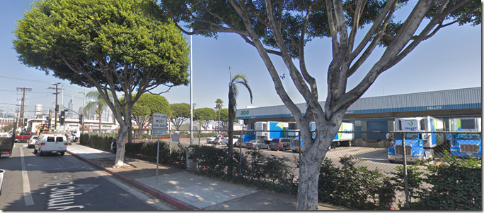 Olympic and Central, Google Street View