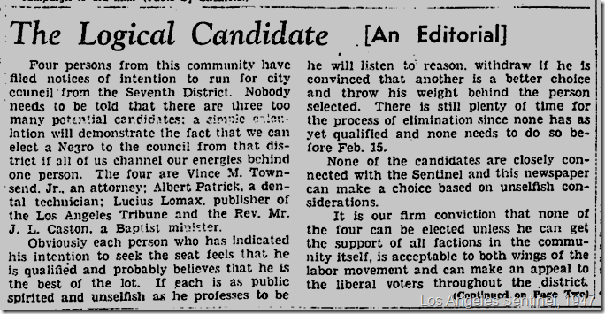 Jan. 30, 1947, 7th Council District Jan. 30, 1947, 7th Council District
