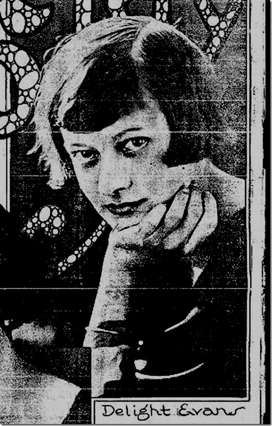 Delight Evans Newspaper