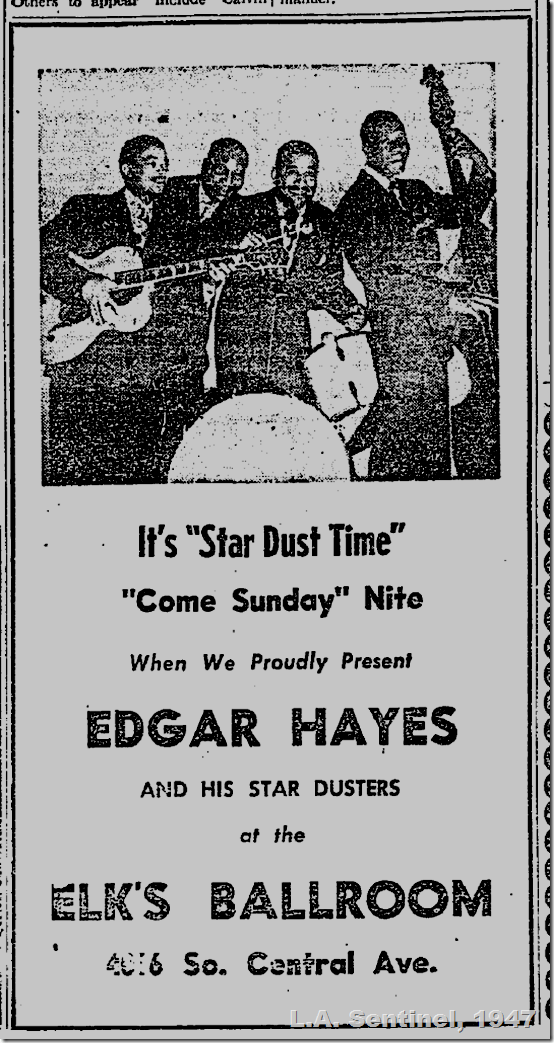 Feb. 27, 1947, Edgar Hayes and His Star Dusters