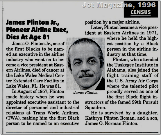 James Plinton, Jet Magazine 