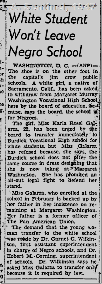 April 10, 1947, White Student April 10, 1947, White Student