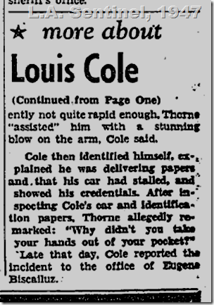 May 1, 1947, Police Brutality 