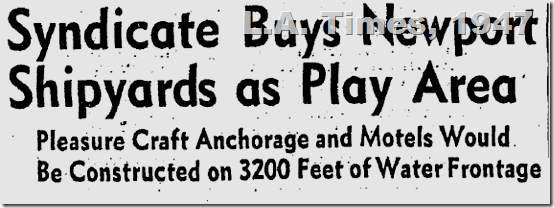 May 26, 1947, Newport Shipyards 