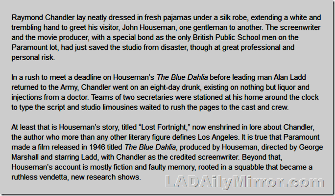 Slander, My Sweet Slander, My Sweet