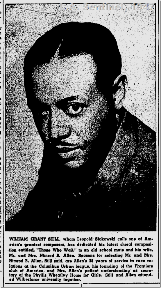 June 5, 1947, William Grant Still 