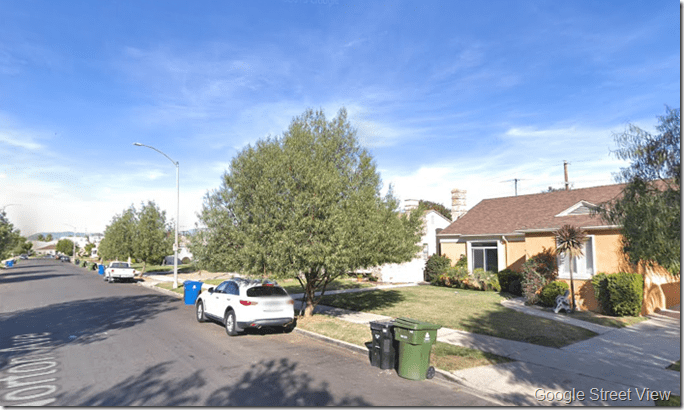 South Norton Avenue, Google Street View