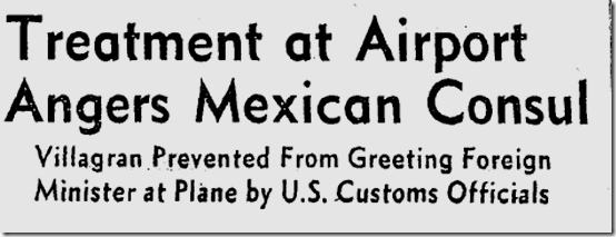 June 13, 1947, International Incident