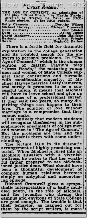 New York Times, 1932