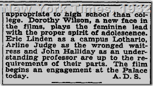 New York Times, 1932 