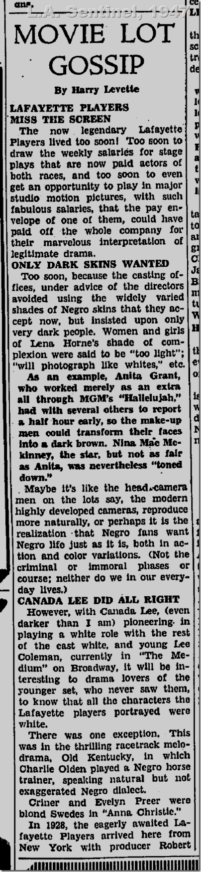 L.A. Sentinel, 1947 L.A. Sentinel, 1947