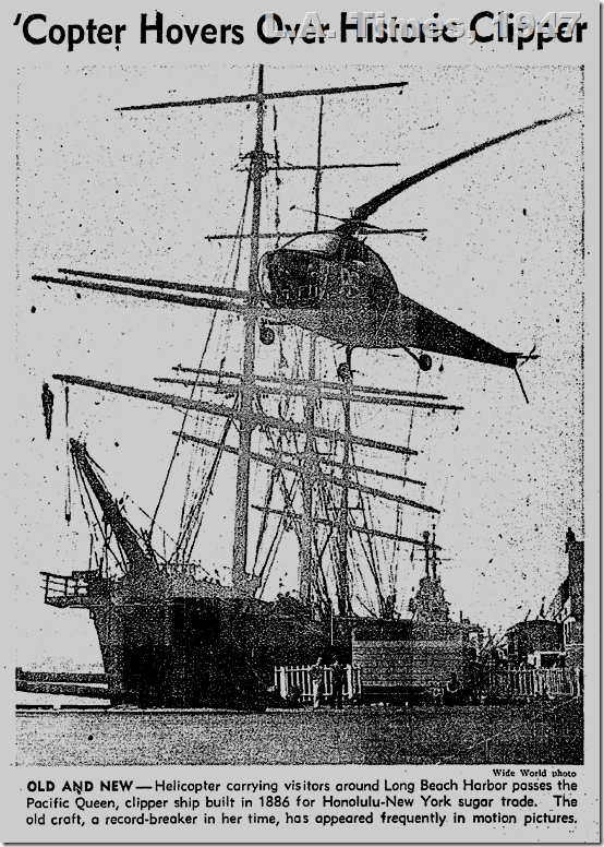 June 26, 1947, Copter, Clipper