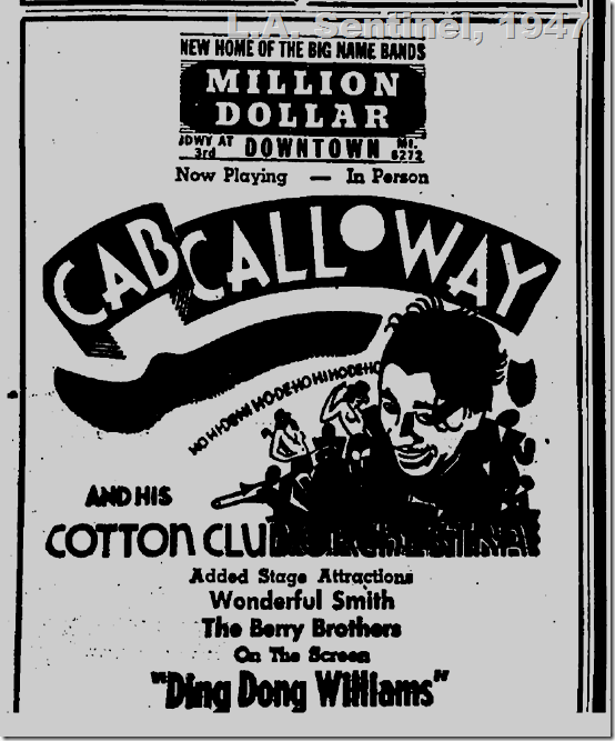 June 26, 1947, L.A. Sentinel