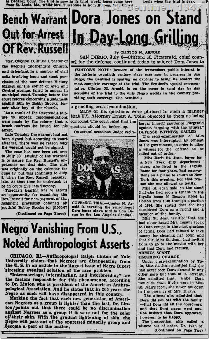 July 10, 1947, L.A. Sentinel July 10, 1947, L.A. Sentinel