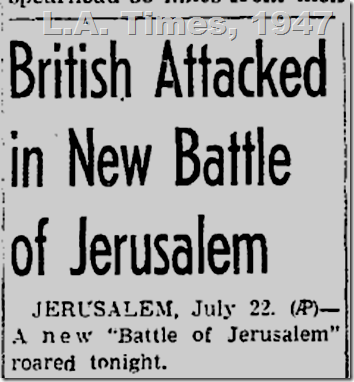 July 23, 1947, British Attacked