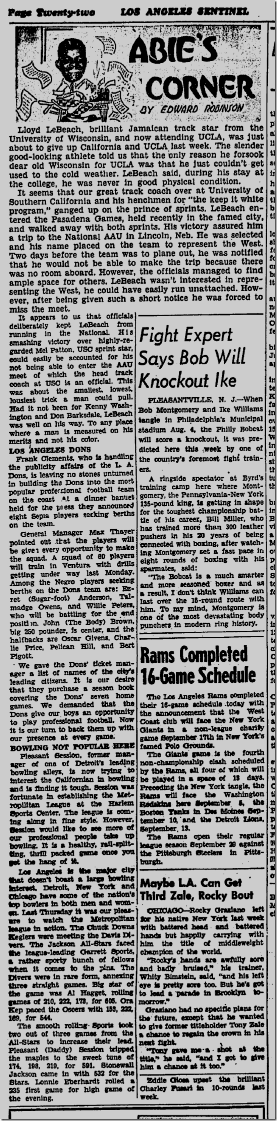 Los Angeles Sentinel, 1947