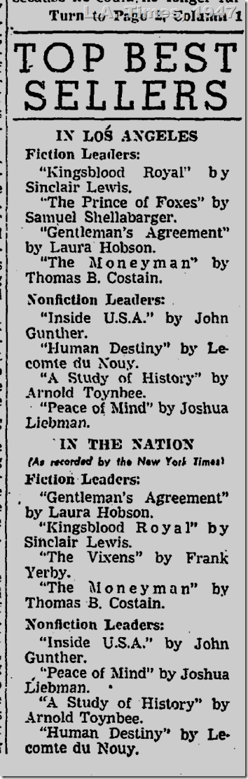 L.A. Times, 1947 L.A. Times, 1947