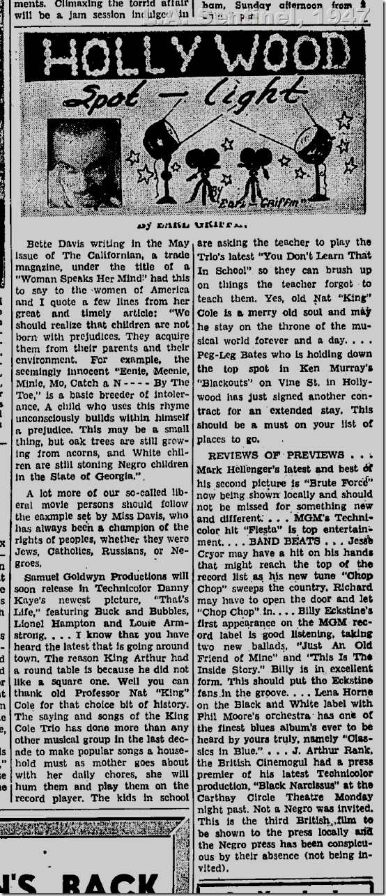 L.A. Sentinel, 1947