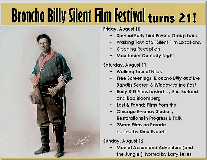 Broncho Billy Silent Film Festival
