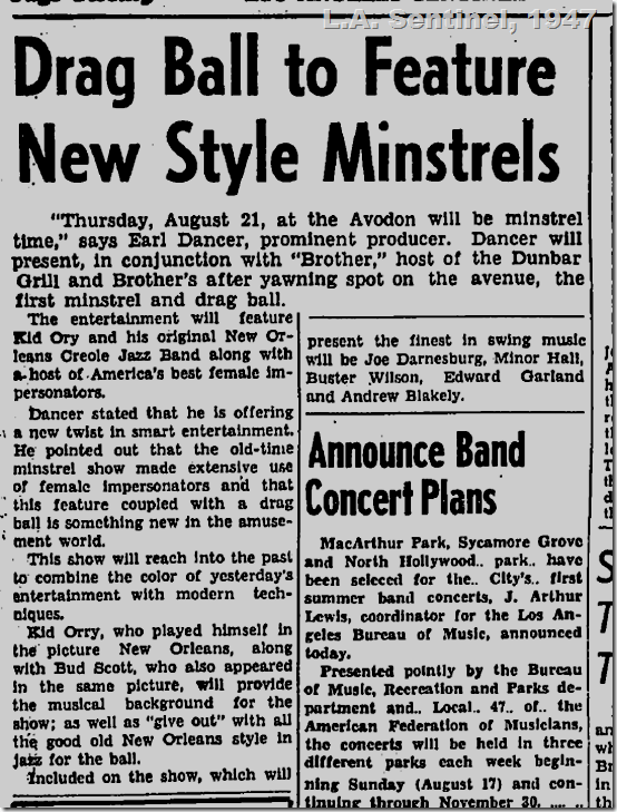 Aug. 14, 1947, Drag Ball 