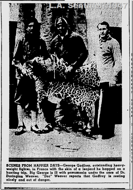 Black L.A. 1947: Heavyweight Fighter George Godfrey, ‘The Black Shadow ...