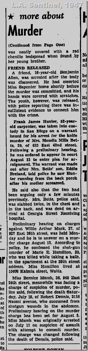 July 31, L.A. Sentinel 