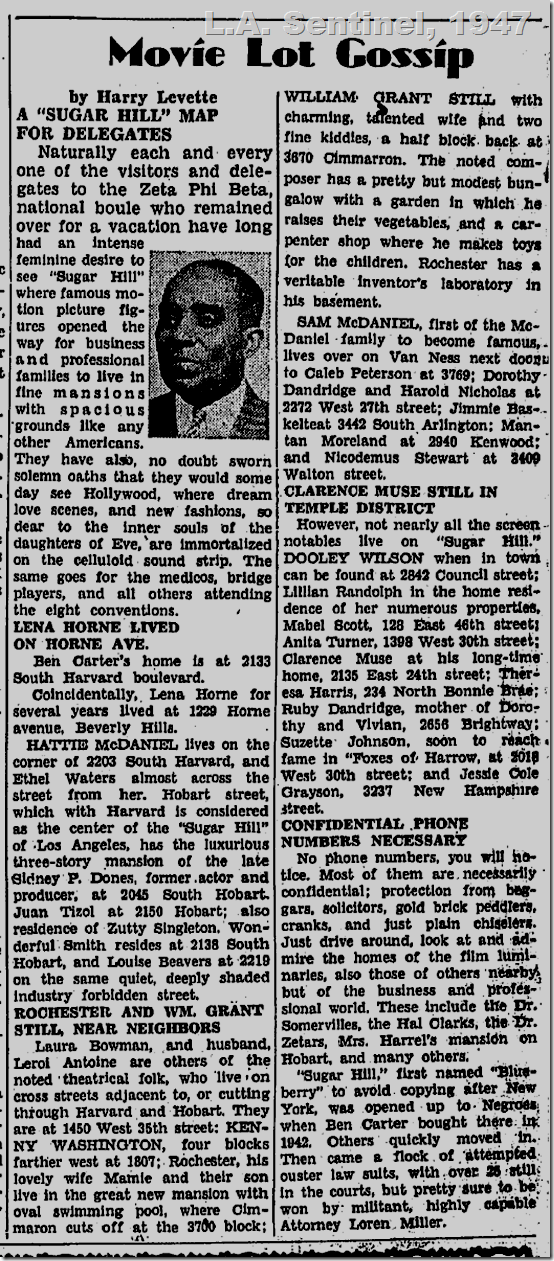 L.A. Sentinel, Aug. 21, 1947 L.A. Sentinel, Aug. 21, 1947
