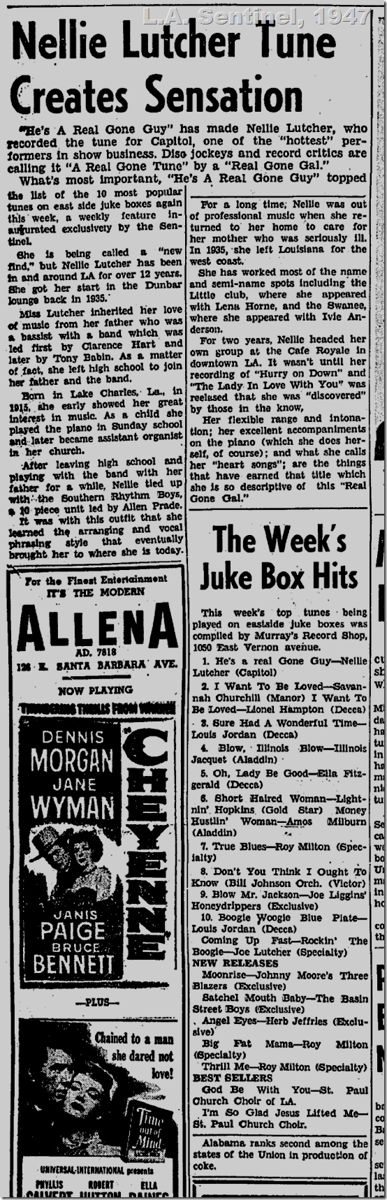 Aug. 21, 1947, Juke Box Hits 