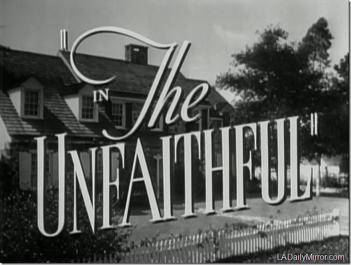 Sept. 8, 2018, The Unfaithful
