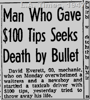 Sept. 10, 1947, Attempted Suicide
