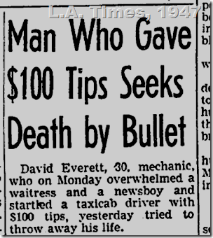 Sept. 10, 1947, Attempted Suicide