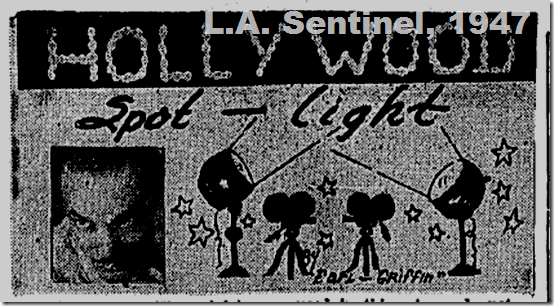 Sept. 11, 1947, L.A. Sentinel, Al Jarvis Sept. 11, 1947, L.A. Sentinel, Al Jarvis