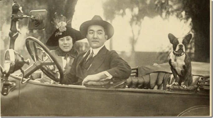 Sessue Hayakawa in Car Photoplay 1917 Sessue Hayakawa in Car Photoplay 1917