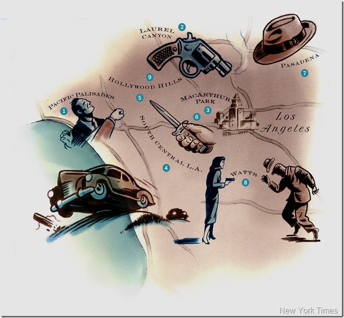 Oct. 12, 2018, Noir Map of L.A. 