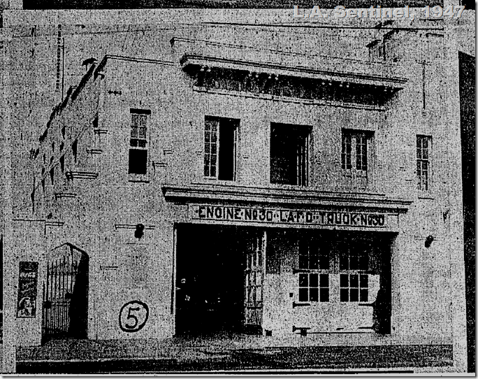 L.A. Sentinel, 1947, Engine Co. 30. 