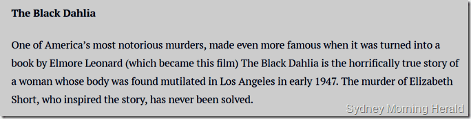 Oct. 19, 2018, Sydney Morning Herald Oct. 19, 2018, Sydney Morning Herald