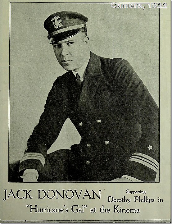 Jack Donovan, Camera 1922