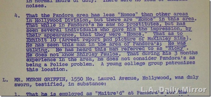 Police Commission File, 1959 